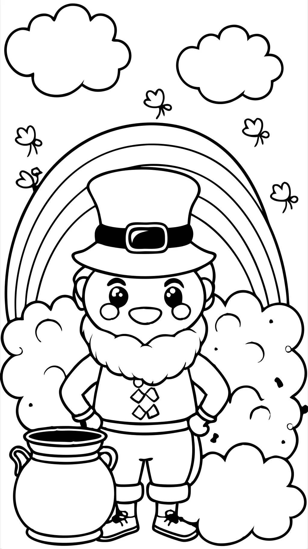 leprechauns coloring pages